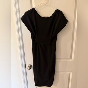 Express Elegant Black Midi Dress